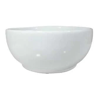 Bowl circular blanco para baño moderno de Ceramyn